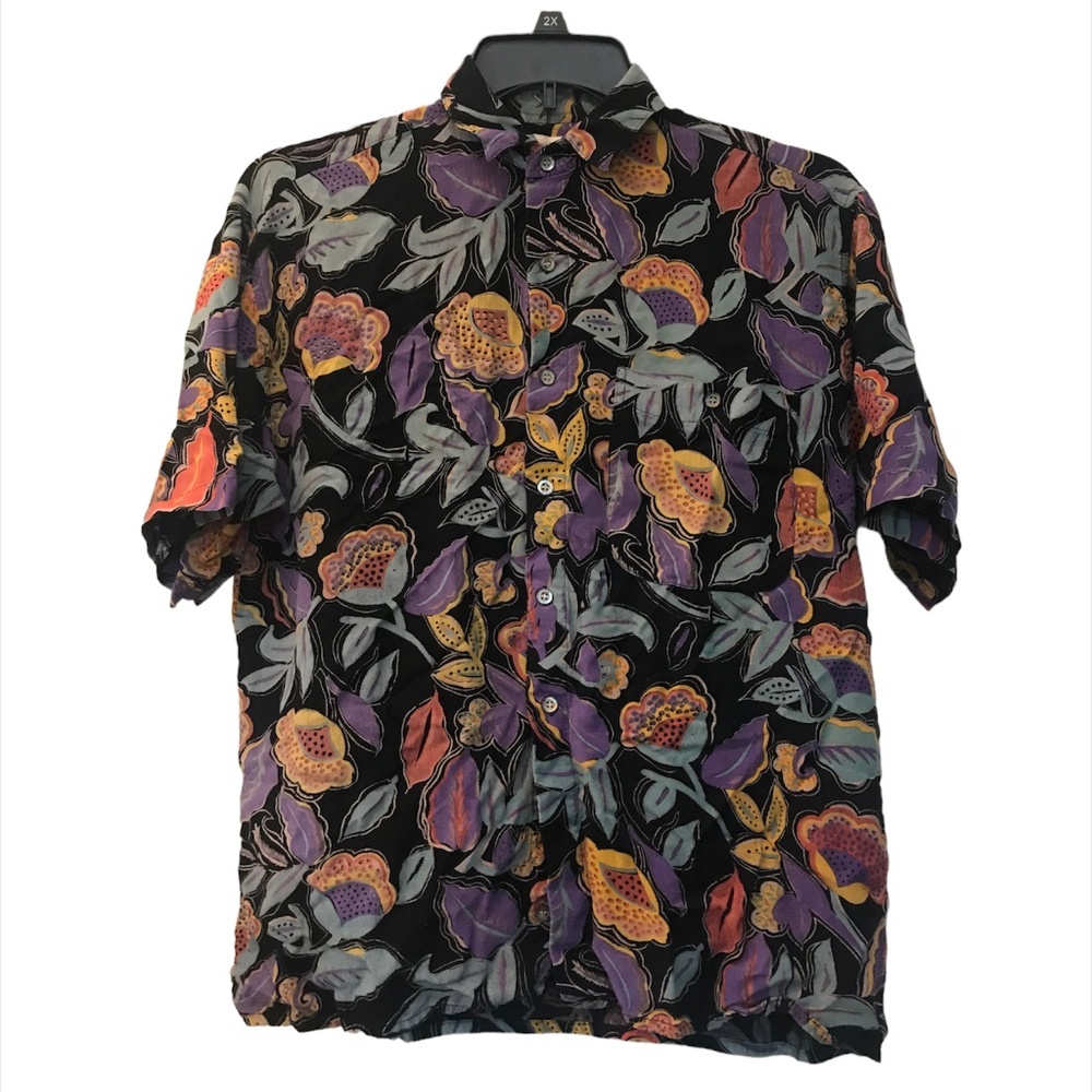 Floral button down